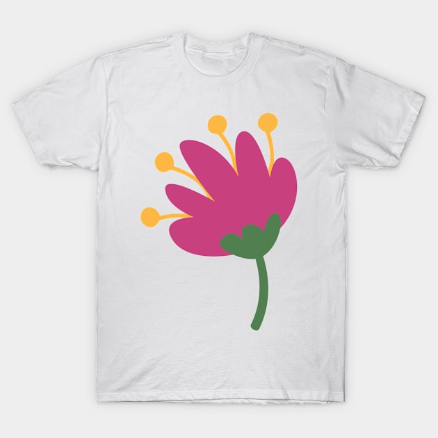 Flower Pink T-Shirt by Jackys Design Room